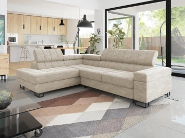 Ecksofa Wales mit Bettkasten und Schlaffunktion