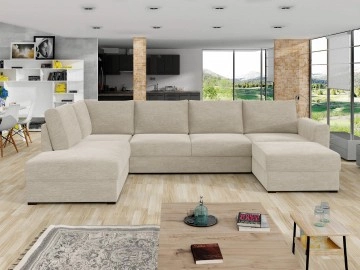 Wohnlandschaft Szafran mit zwei Bettkästen und Schlaffunktion