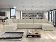 Wohnlandschaft Szafran Large mit zwei Bettkästen und Schlaffunktion