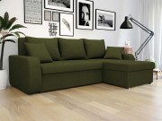Ecksofa Dalmir Lux mit Schlaffunktion und zwei Bettkästen