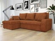 Ecksofa Dalmir Lux mit Schlaffunktion und zwei Bettkästen