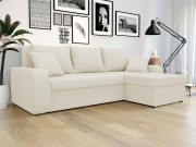 Ecksofa Dalmir Lux mit Schlaffunktion und zwei Bettkästen