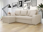 Ecksofa Dalmir Lux mit Schlaffunktion und zwei Bettkästen