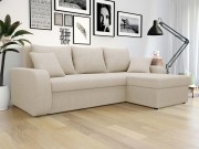 Ecksofa Dalmir Lux mit Schlaffunktion und zwei Bettkästen