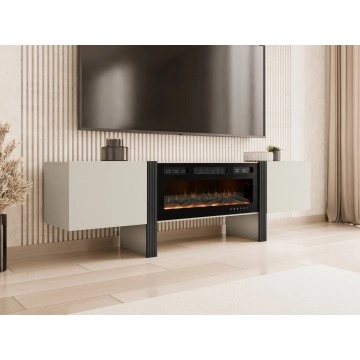 TV-Lowboard 200 2D Zalvigo 05 mit Kamin