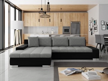 Ecksofa Herkules mit Schlaffunktion und Bettkasten