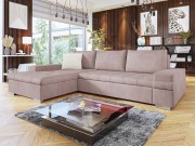 Ecksofa Kanton Mini mit Bettkasten und Schlaffunktion Premium
