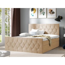 Miniaturbild von Boxspringbett mit Bettkasten Colzone Lux