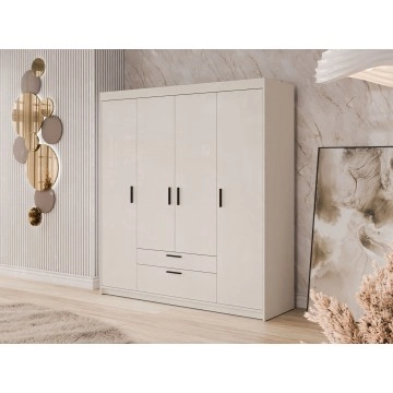 Kleiderschrank 4 türig Melen 4D2S