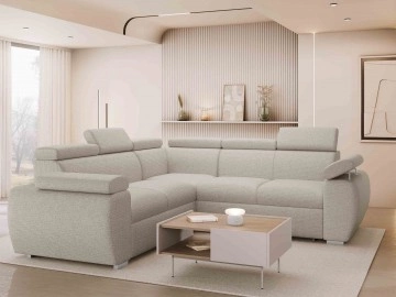 Ecksofa Giza Maxi mit Bettkasten und Schlaffunktion