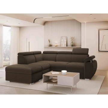 Ecksofa Giza 2RR1P mit zwei Bettkästen und Schlaffunktion