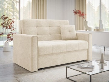 2 Sitzer Sofa Clivia Lux II mit Schlaffunktion und Bettkasten