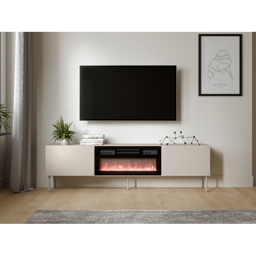 Fabelhafte Tv Lowboard Kamin Bild