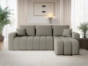 Ecksofa Wiator Boucle mit Schlaffunktion und Bettkasten