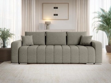 Schlafcouch Wiator Boucle mit Bettkasten