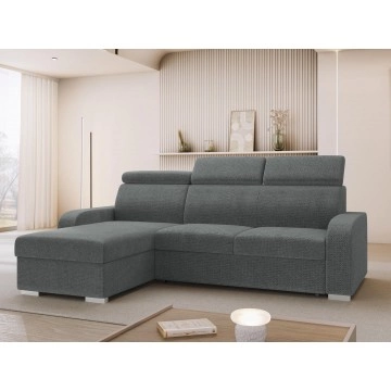 Ecksofa Losar 2rLC mit Schlaffunktion und Bettkasten
