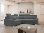 Ecksofa Losar 2rR2p mit Schlaffunktion und Bettkasten