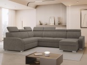 Wohnlandschaft Losar 2rR2pLC mit Schlaffunktion und zwei Bettkästen