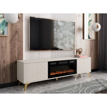 TV-Lowboard Siprynt 2D EF mit Kamin