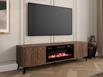 TV-Lowboard Siprynt Bis 2D EF mit Kamin