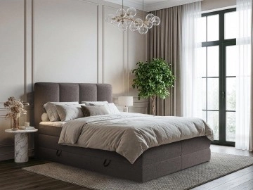 Boxspringbett mit zwei Bettkästen Furalek