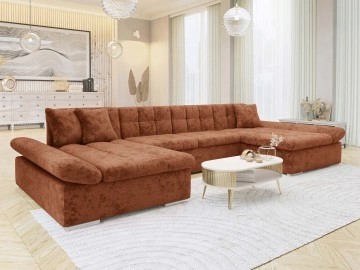 Wohnlandschaft Agata mit zwei Bettkästen und Schlaffunktion