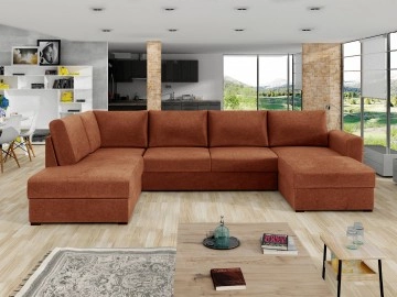 Wohnlandschaft Szafran mit zwei Bettkästen und Schlaffunktion