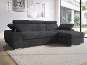 Ecksofa Herekos L mit Schlaffunktion und Bettkasten