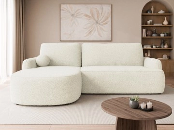 Ecksofa Telzo mit Schlaffunktion und Bettkasten