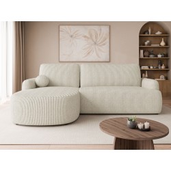 Miniaturbild von Ecksofa Telzo Cord mit Schlaffunktion und Bettkasten