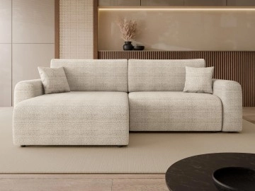 Ecksofa Veliso L mit Bettkasten und Schlaffunktion