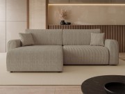 Ecksofa Veliso L Cord mit Bettkasten und Schlaffunktion