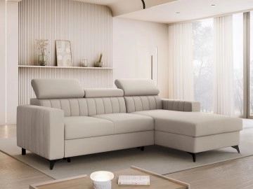 Ecksofa Levioseno mit Bettkasten und Schlaffunktion