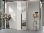 Kleiderschrank mit Spiegel Lotsi 2D