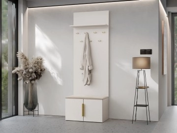 Garderobe mit Sitzbank Lotsi