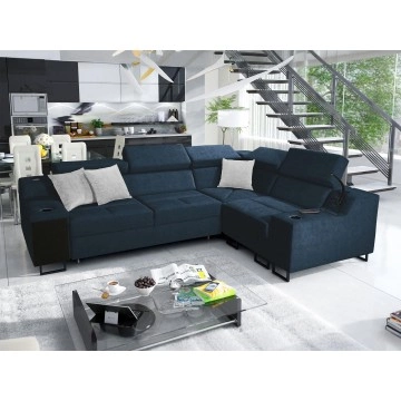 Ecksofa Paseora II mit Bettkasten und Schlaffunktion