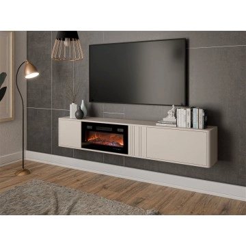 TV-Lowboard Zudbim 190 mit Kamin