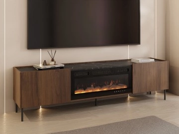TV-Lowboard Antovei 200 K mit Kamin