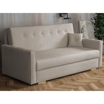 Schlafcouch Clivia Sonic Boucle IV mit Bettkasten