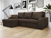 Ecksofa Dalmir Lux mit Schlaffunktion und zwei Bettkästen