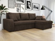 Ecksofa Dalmir Lux mit Schlaffunktion und zwei Bettkästen
