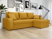 Ecksofa Dalmir Lux mit Schlaffunktion und zwei Bettkästen