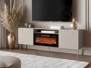 TV-Lowboard Azynit Cashmere 190 EF II mit Kamin