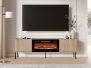 TV-Lowboard Tugba 180 2D EF mit Kamin