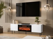 TV-Lowboard Gretzo 180 2D mit Kamin