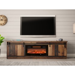 Miniaturbild von TV-Lowboard Sarinero mit Kamin