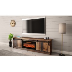 Miniaturbild von TV-Lowboard Sarinero mit Kamin