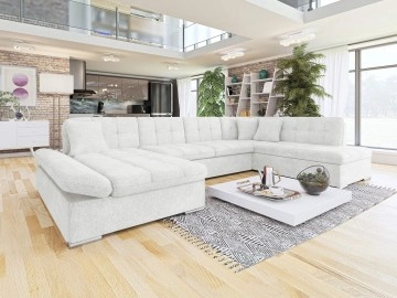 Wohnlandschaft Genero mit Bettkasten und Schlaffunktion