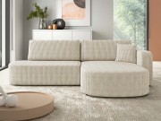 Ecksofa Zrekifi Cord mit Schlaffunktion und Bettkasten