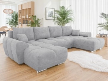 Ecksofa Bordia U mit Bettkasten und Schlaffunktion